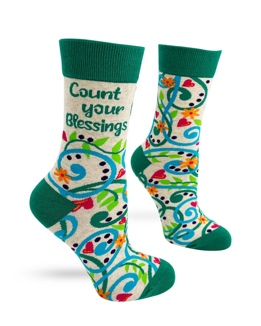Count Your Blessings Women's Crew Socks