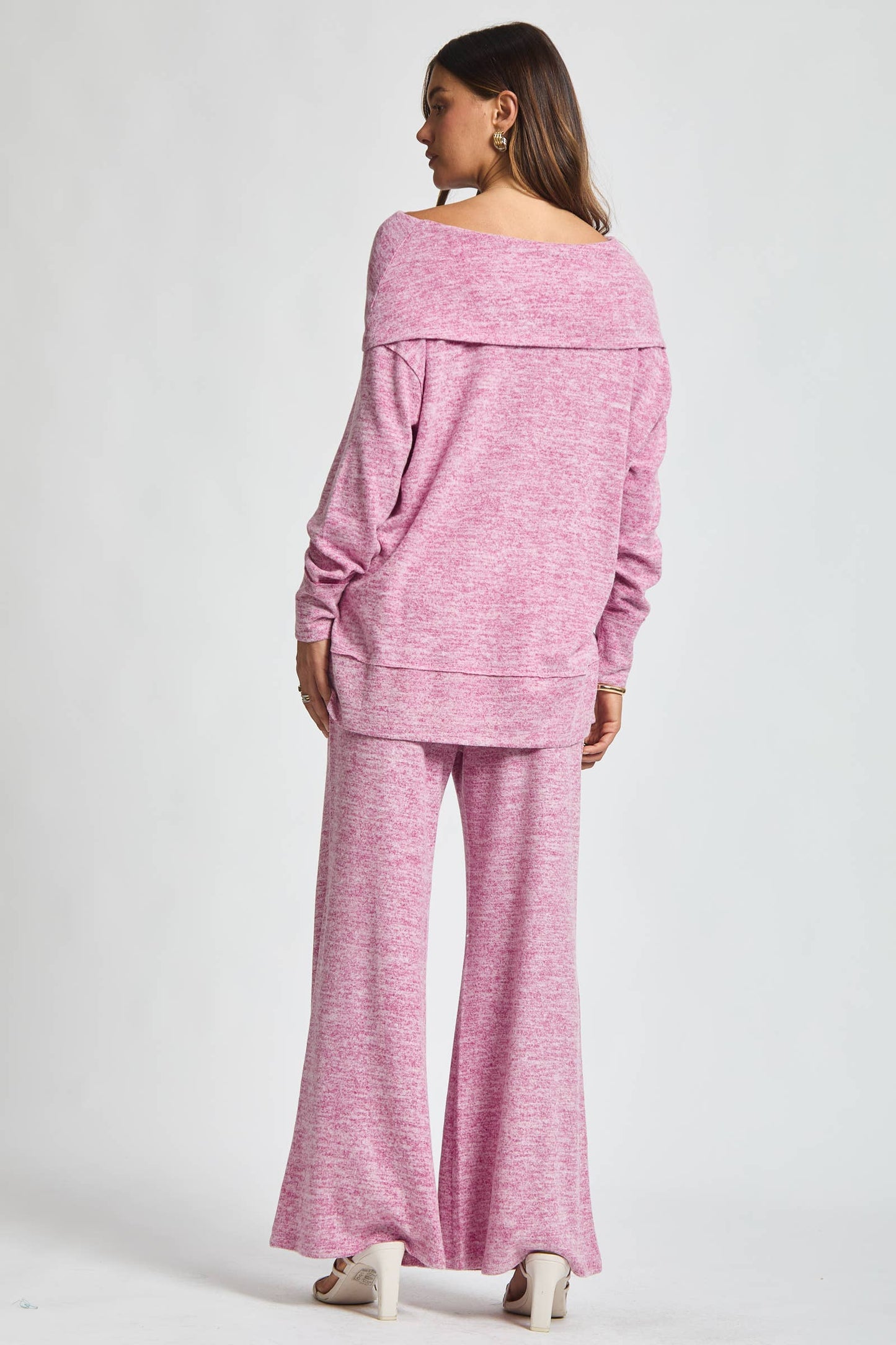 Travel Ready Cashmere Set: Pearl Grey / L