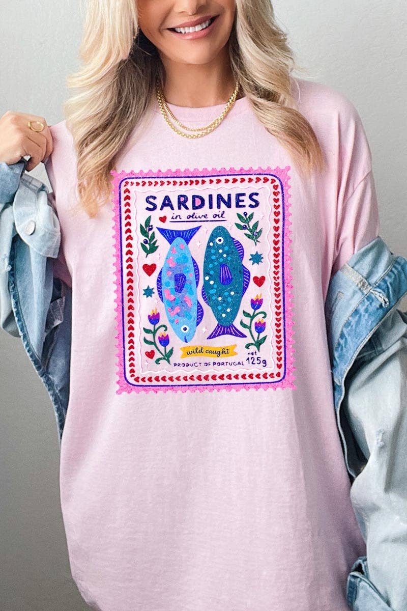 Sardines Graphic Heavy Cotton Tee