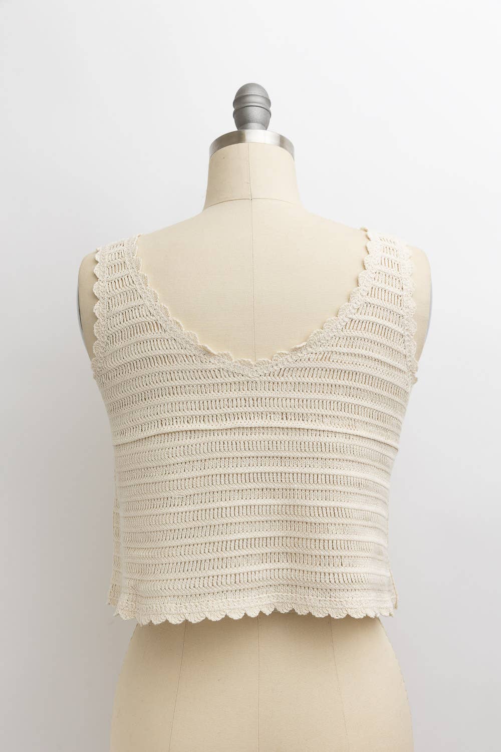 Serene Blooms Crochet Style Top