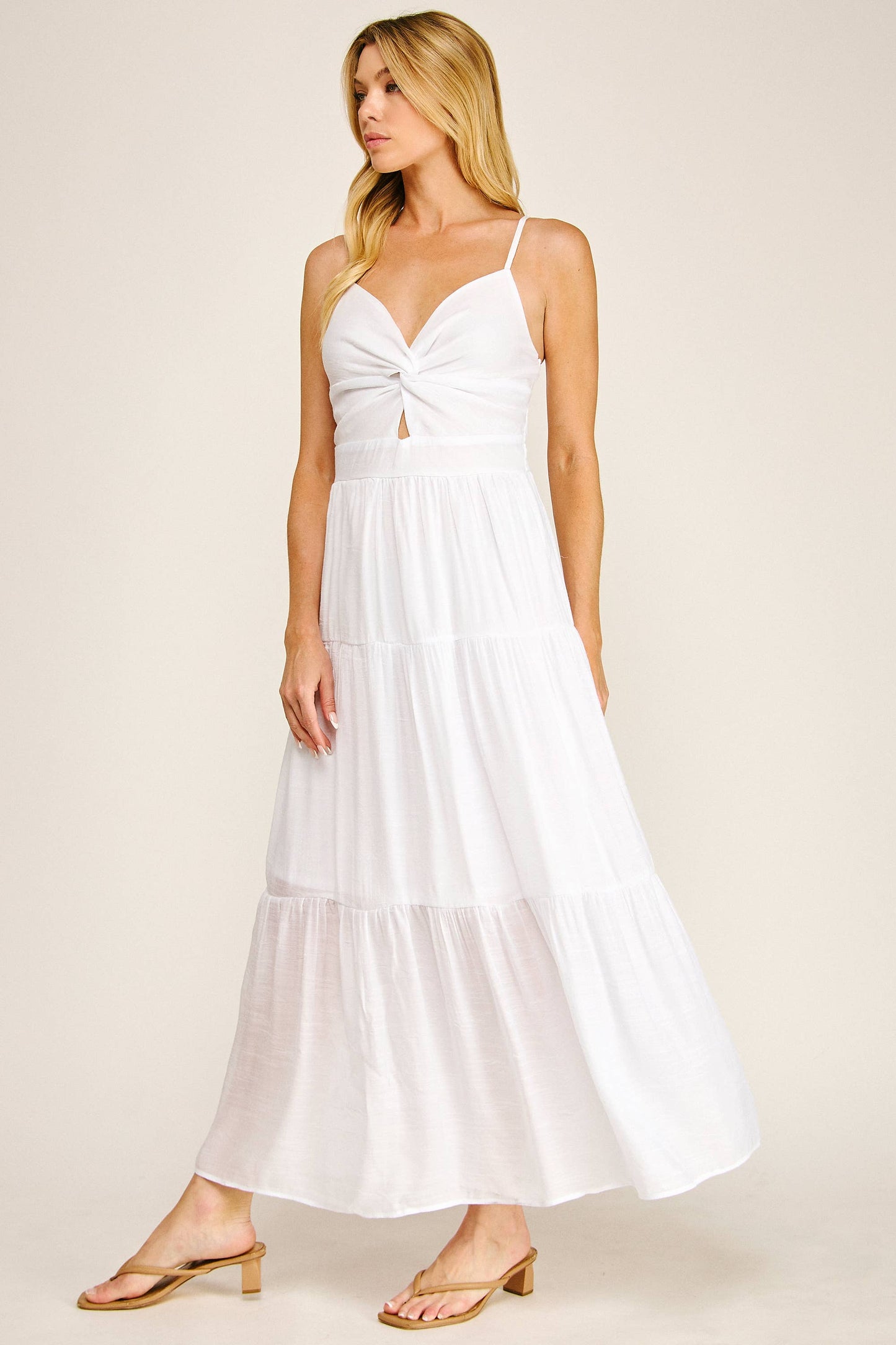 Free Flow Front Twist Beachwalk Dress