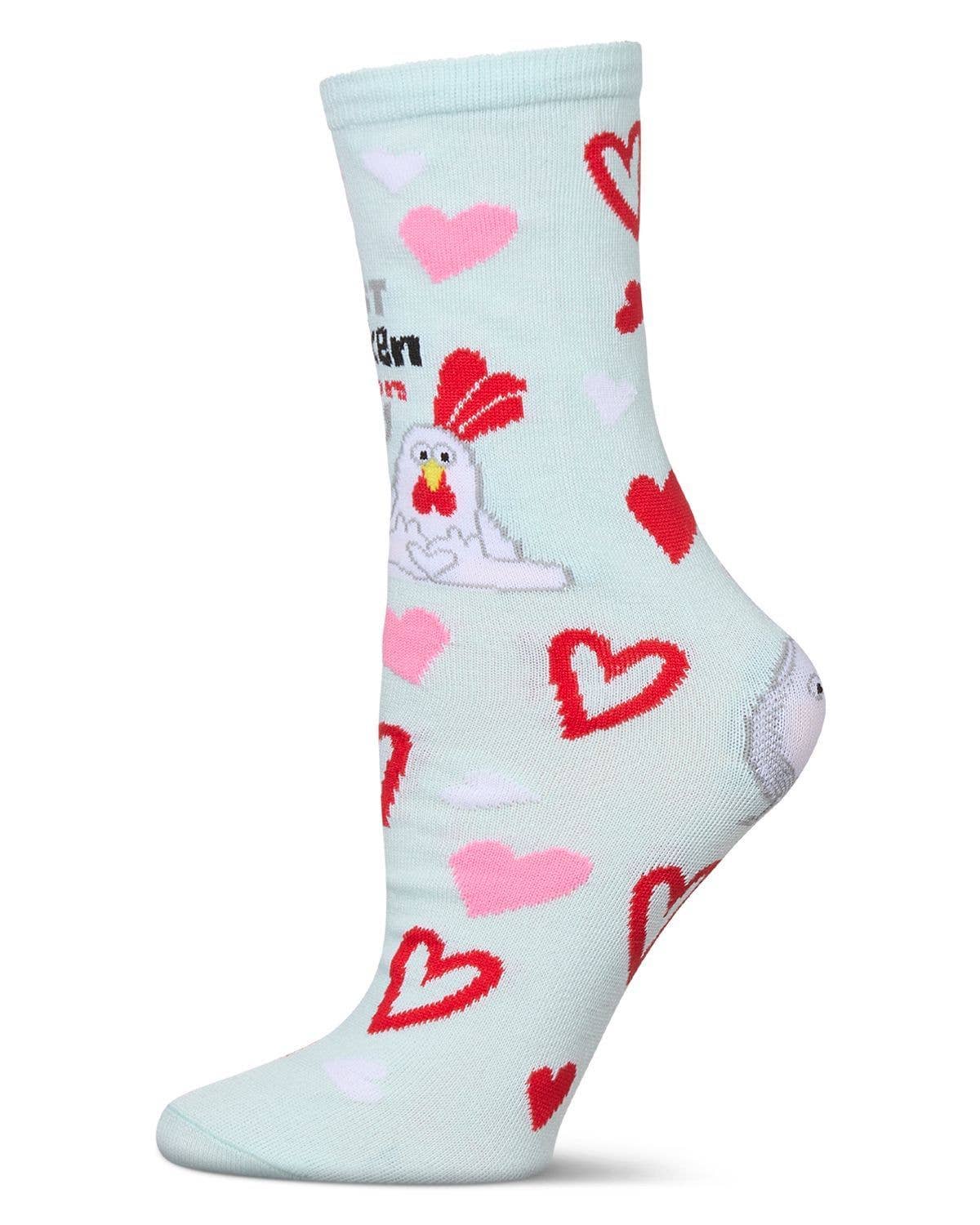 Just Chicken In On You Greeting Card Socks