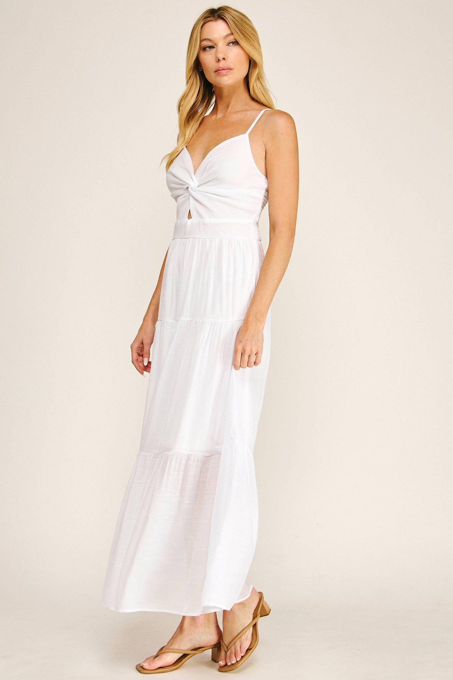 Free Flow Front Twist Beachwalk Dress
