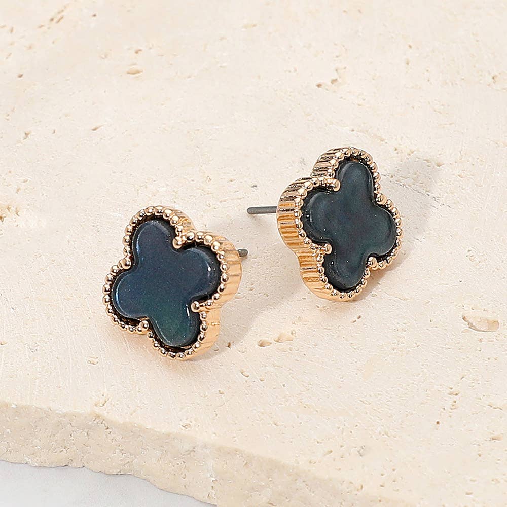 Quatrefoil Stud Earrings
