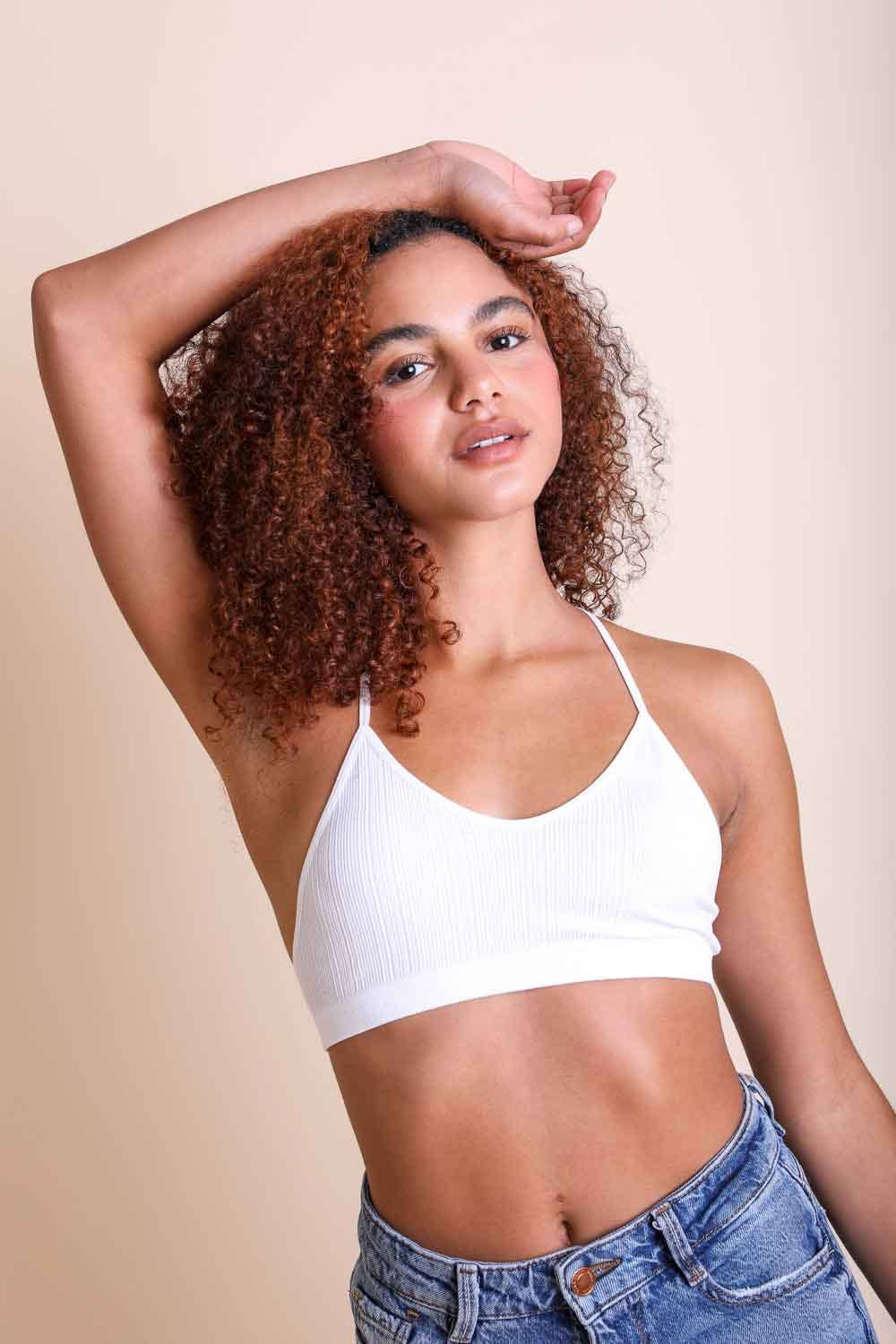 Leto Original - Tattoo Mesh Racerback Bralette