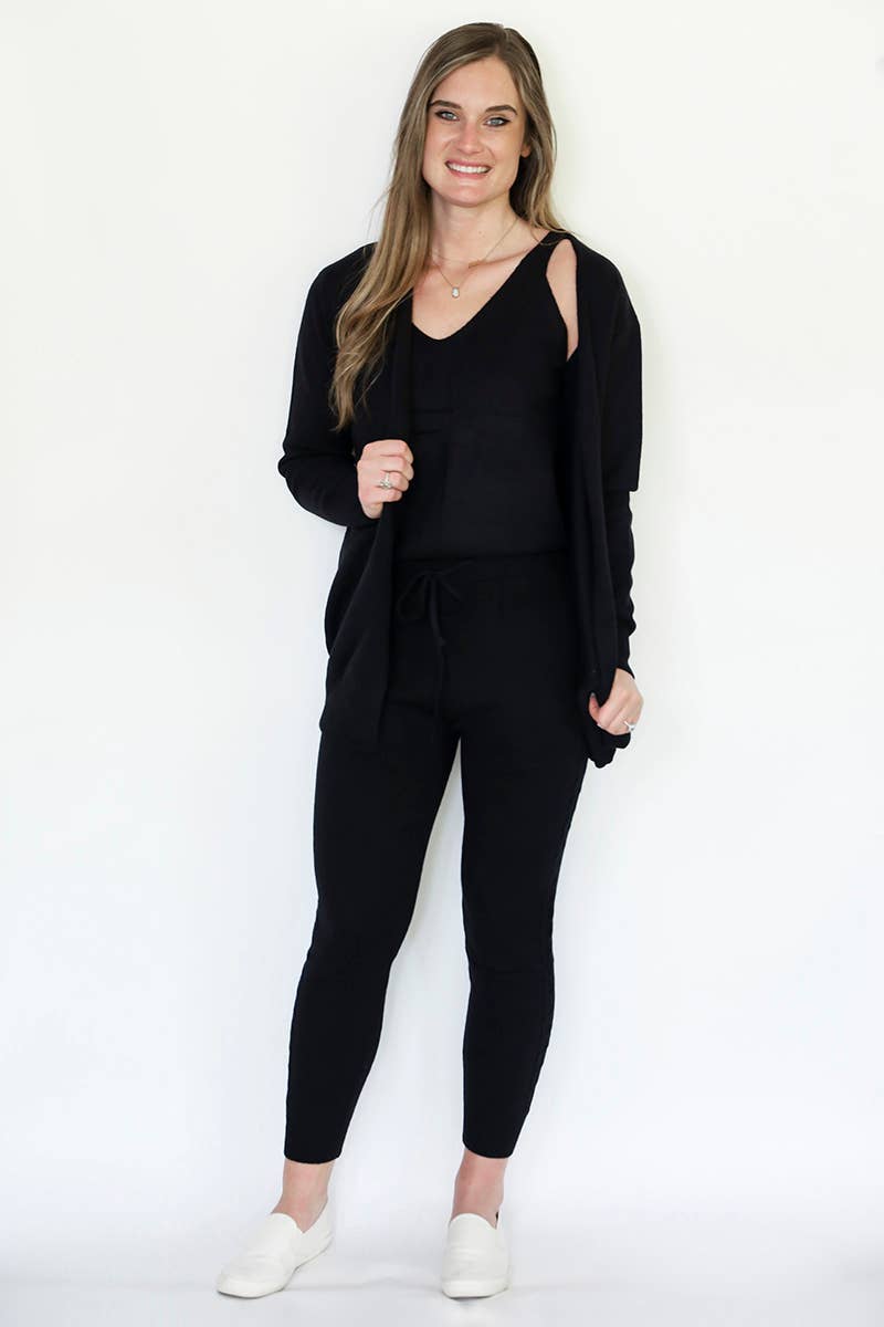 LW1055 Monroe Cardigan/Jogger Set