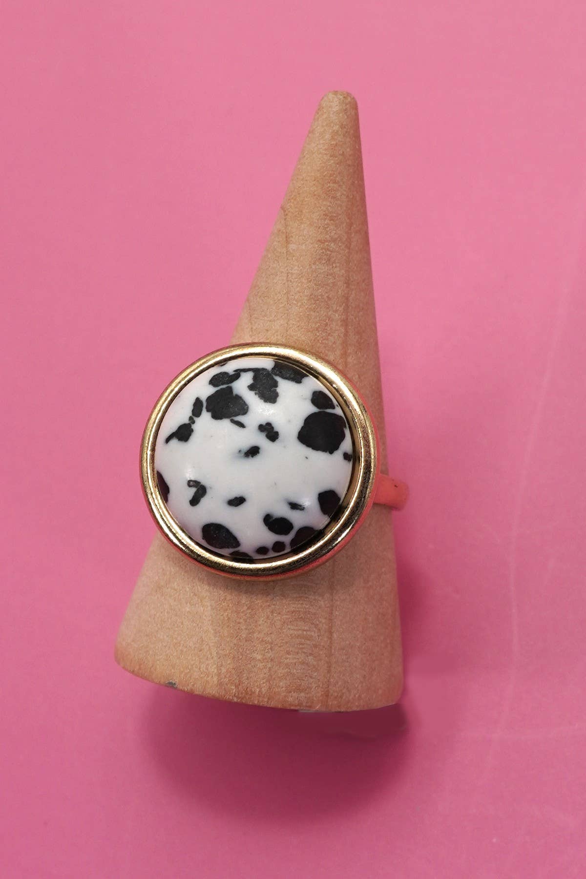 NATURAL STONE COCKTAIL STATEMENT RING | 80R084