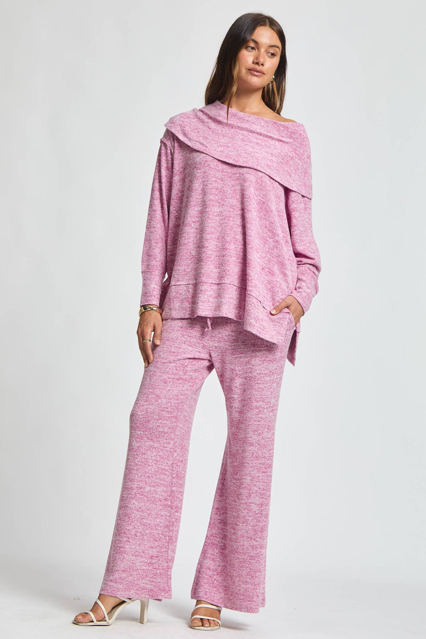 Travel Ready Cashmere Set: Pearl Grey / L