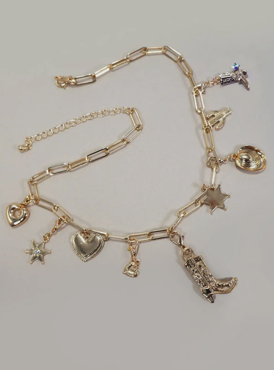 Interchangeable Western Charm Necklace