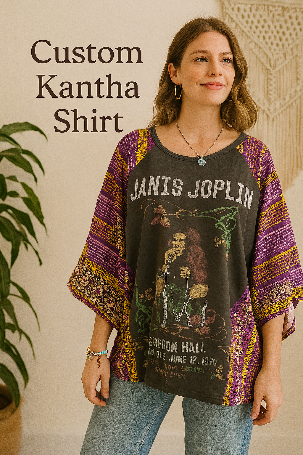 Custom Kantha Shirt