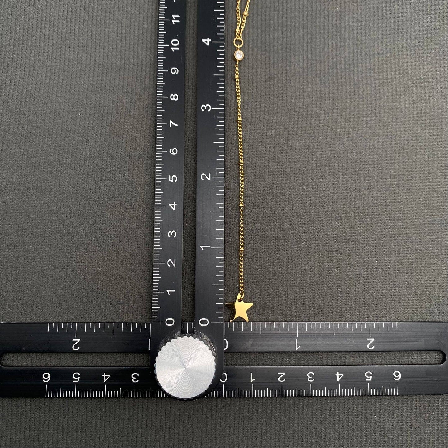 M17. Star Charm 18K Gold Plated 3-layer Necklace