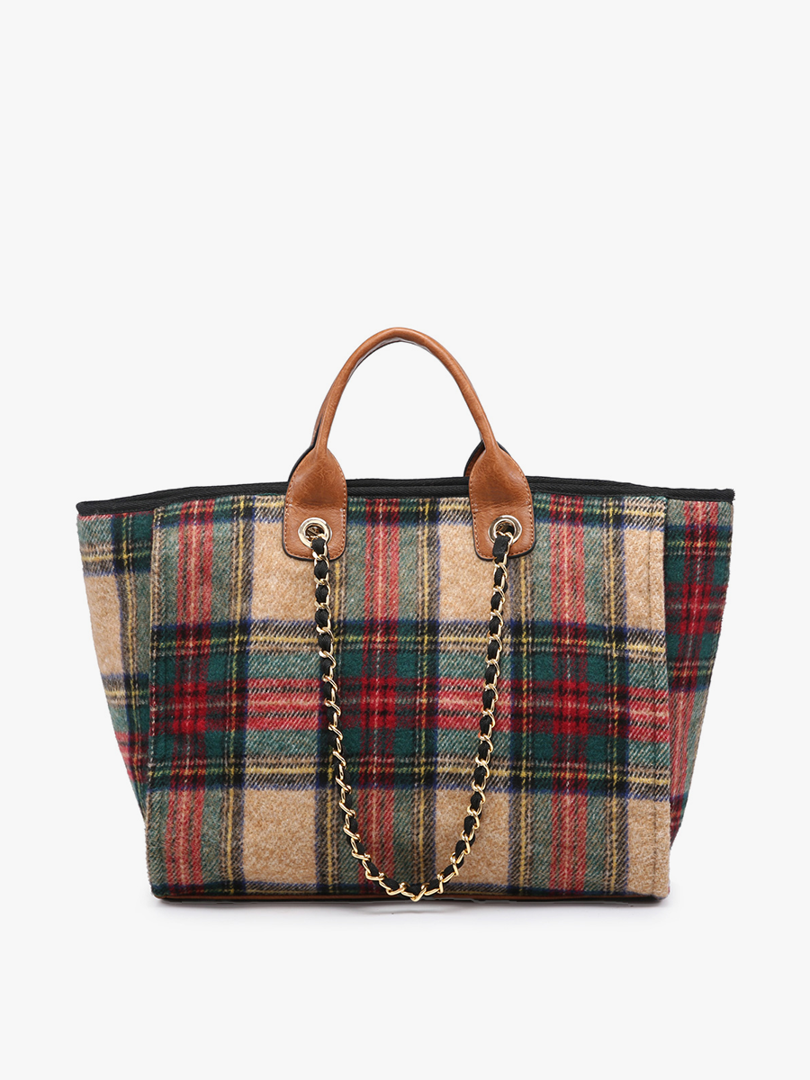 M2044 Kristina Women's Satchel with Chain Strap