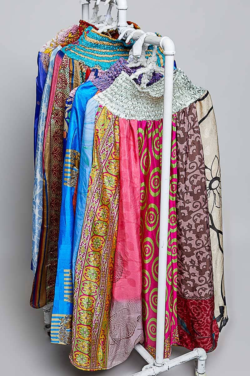 1B. One-of-a-Kind POL Smocked Waist Printed Wide Leg Pants
