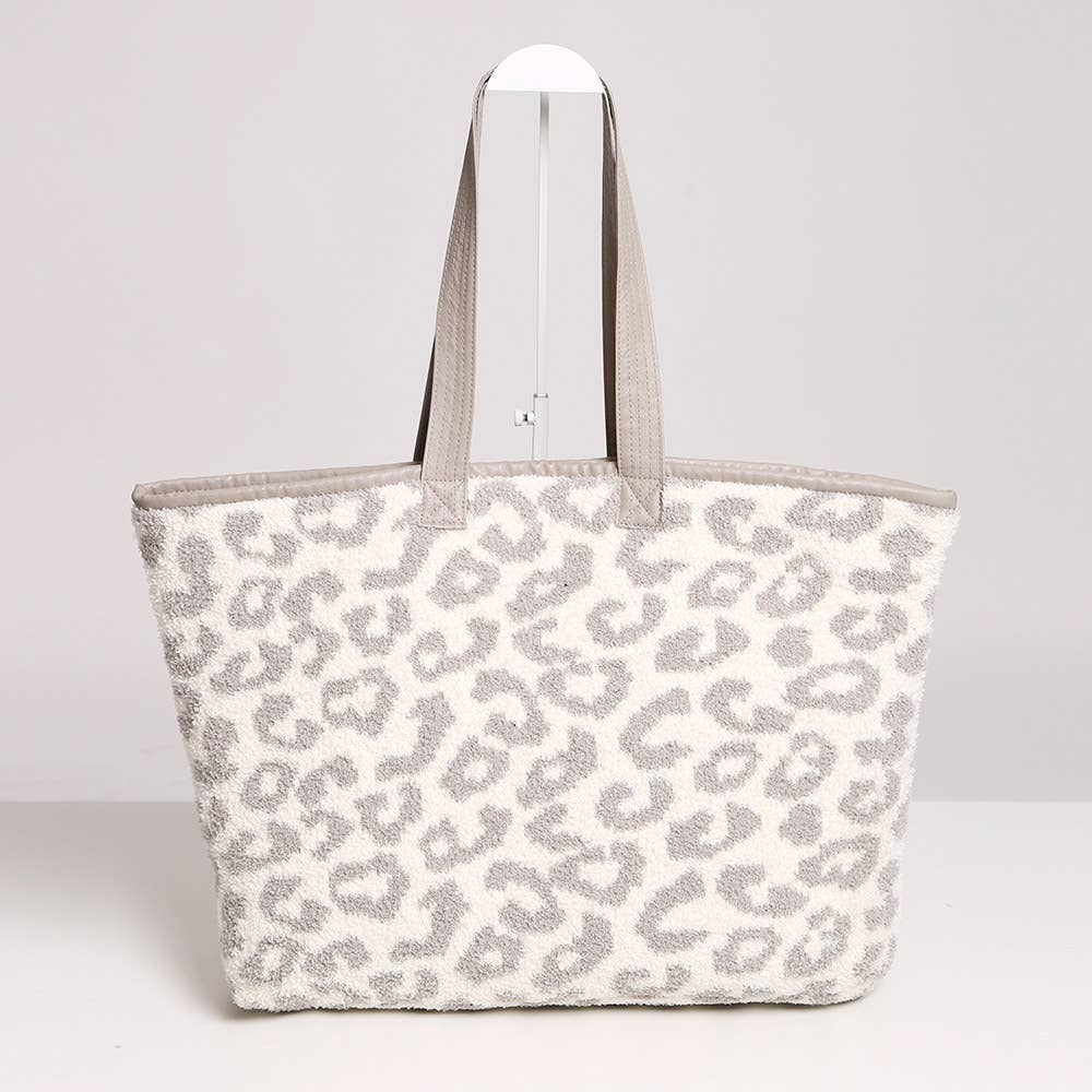 Leopard Tote Bag
: Coffee