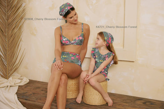Tank 1 piece w/big ruffle-K4721_Cherry Blossom Forest