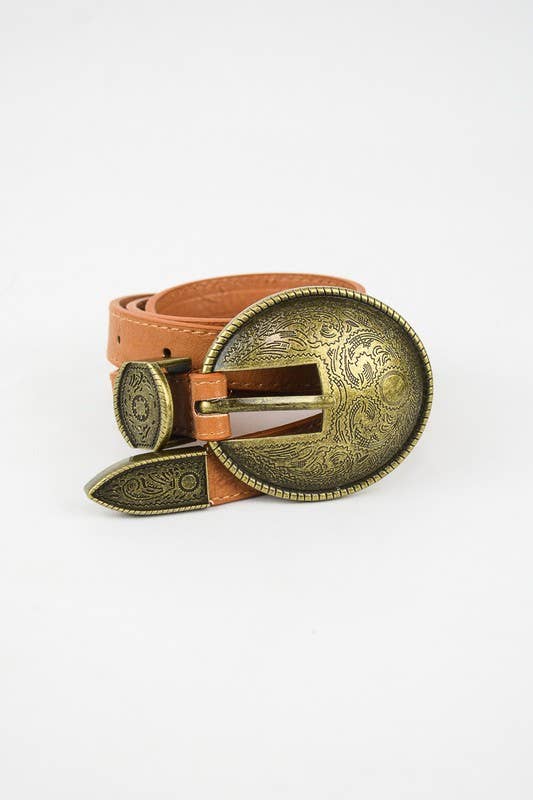 Bestseller! - Oval Embossed Vintage Buckle Belt 🤠