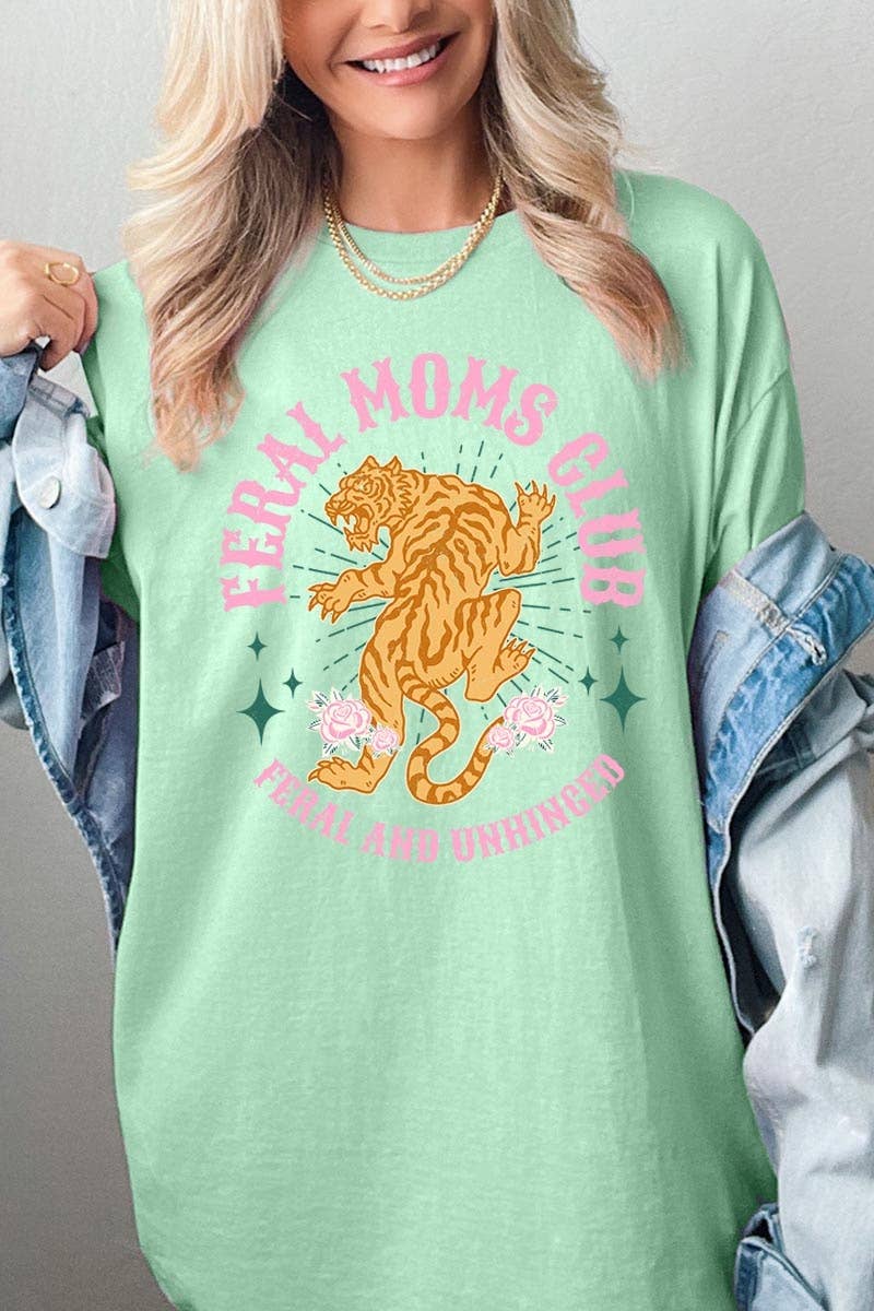 Feral Mama Club Graphic Heavy Cotton Tee