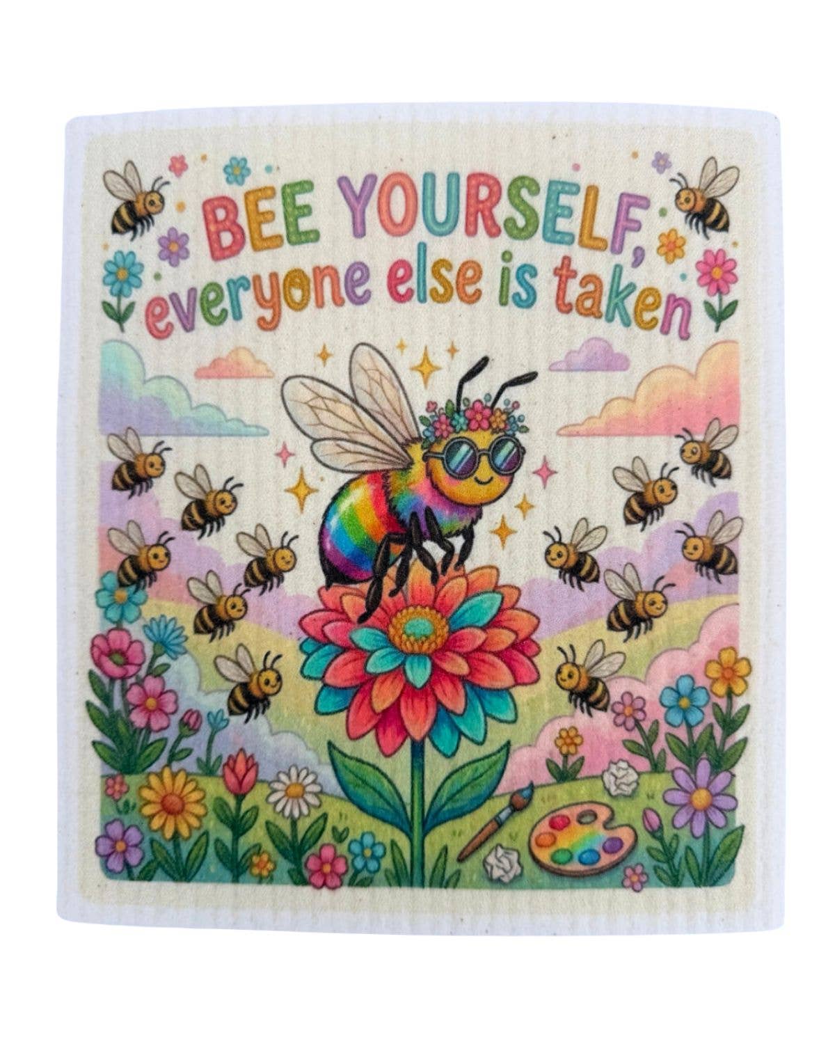 Cute Bee - Set of 3 - Swedish Dishcloths
