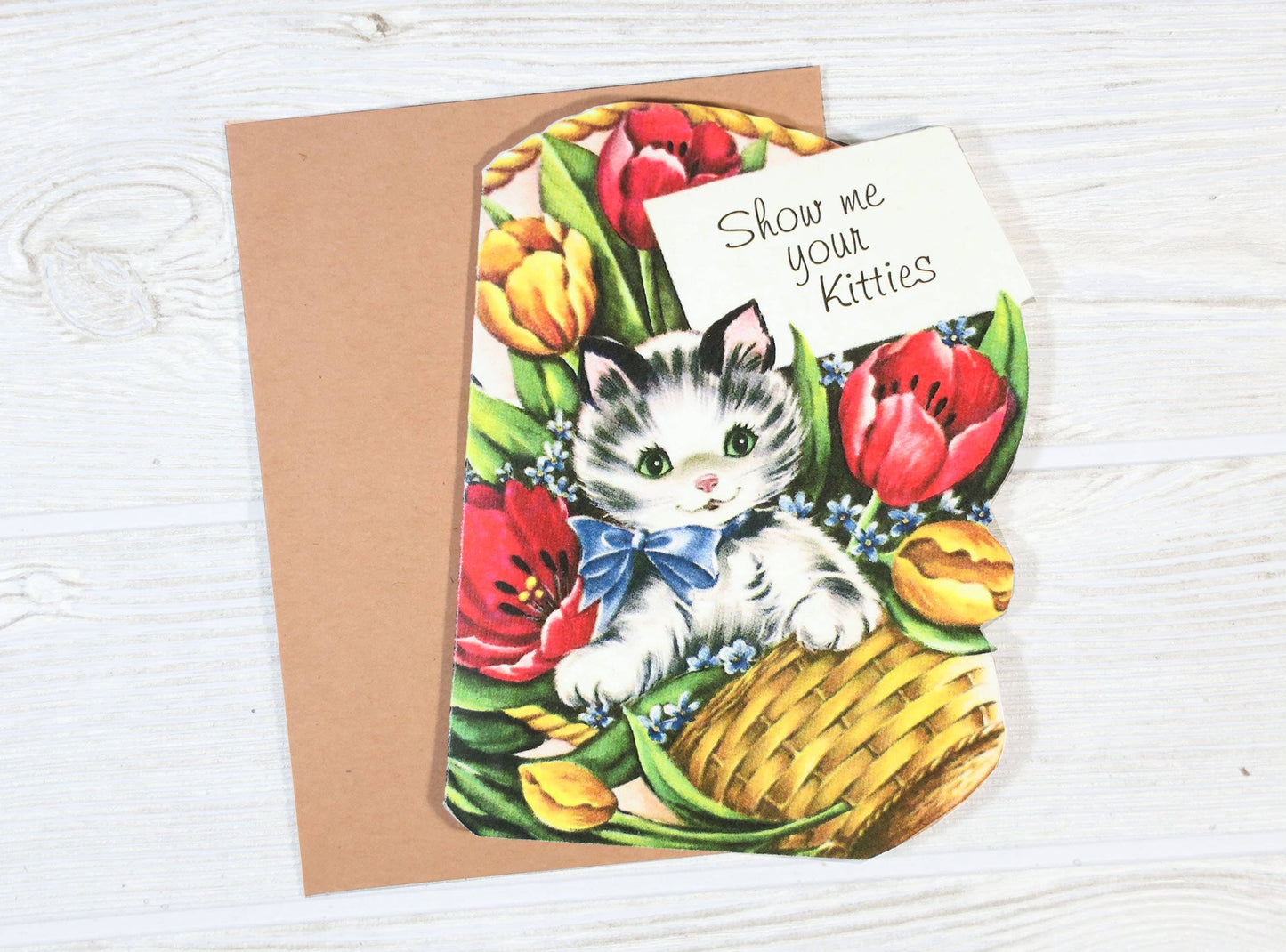 Show Me Your Kitties - Punny Relationship Card