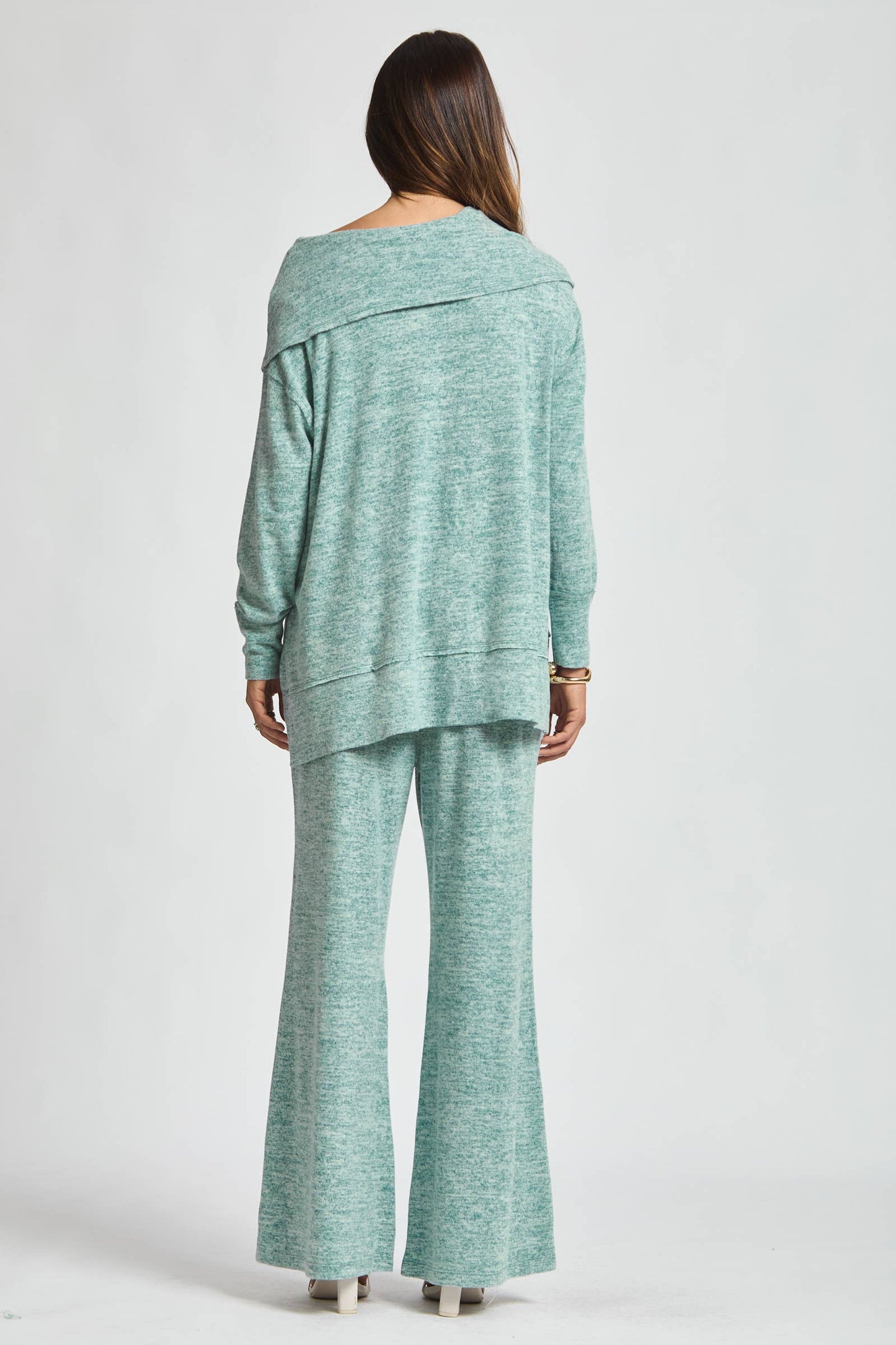 Travel Ready Cashmere Set: Pearl Grey / L