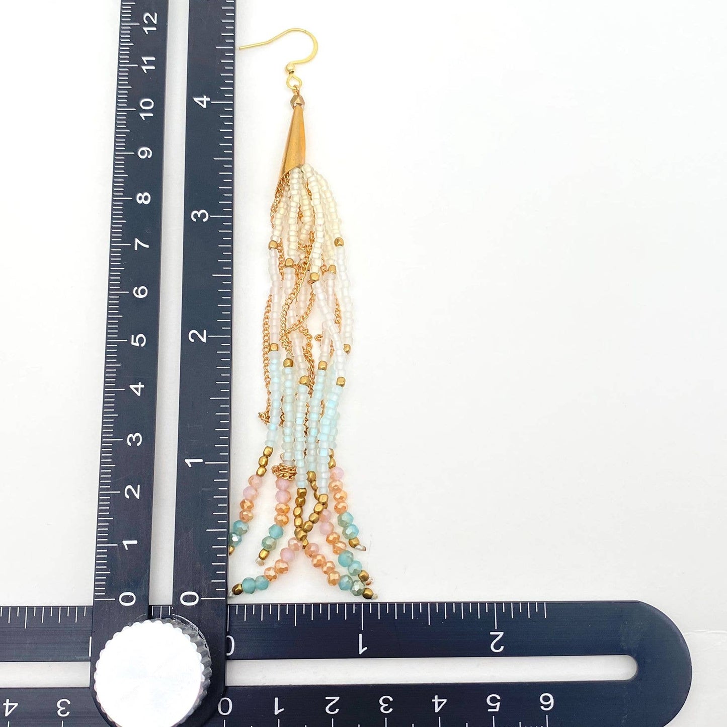 Boho Hand-woven Seed Beads Tassels Earrings - BJ/SB