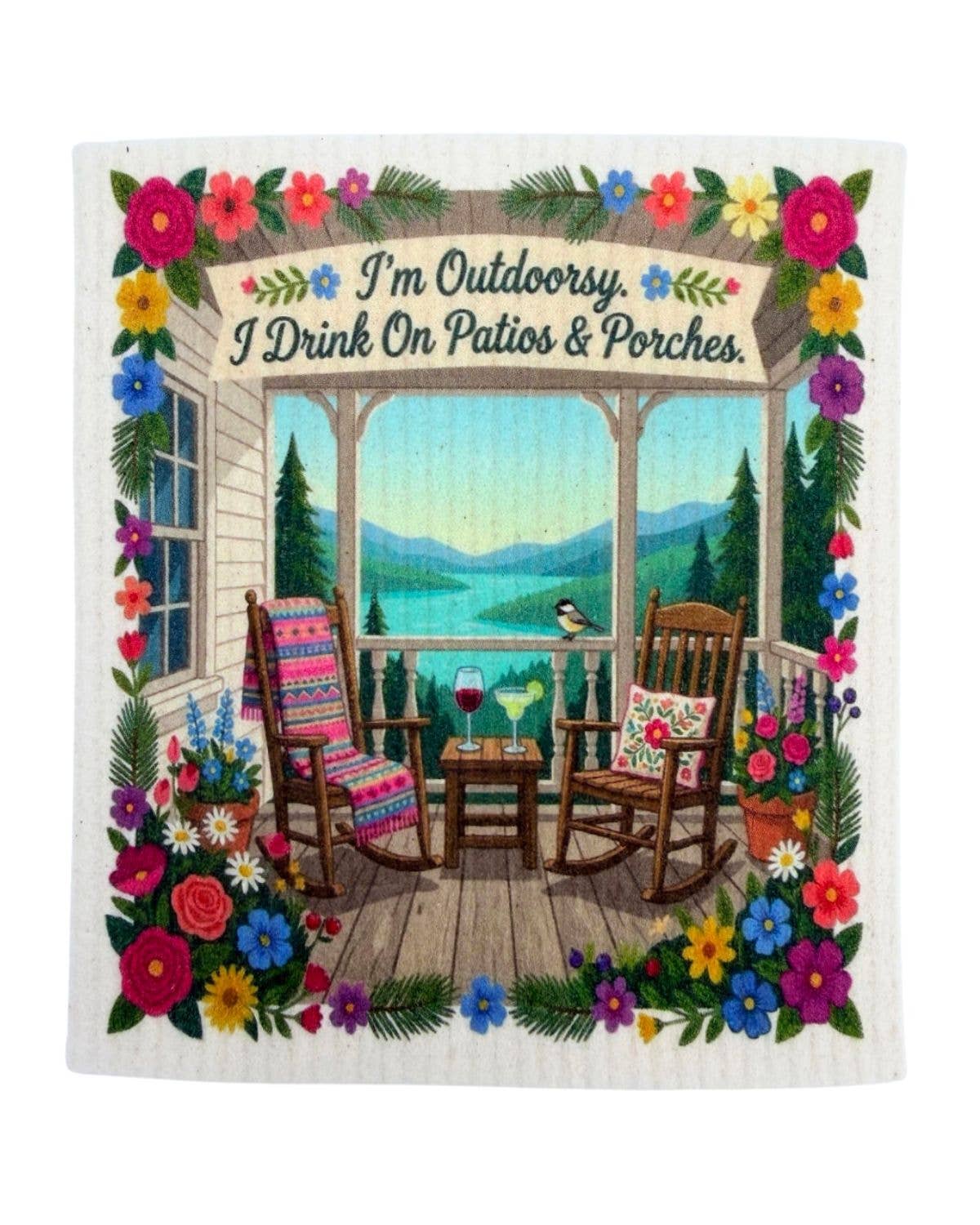 Great Outdoors Theme - Set of 3 - Swedish Dishcloths
