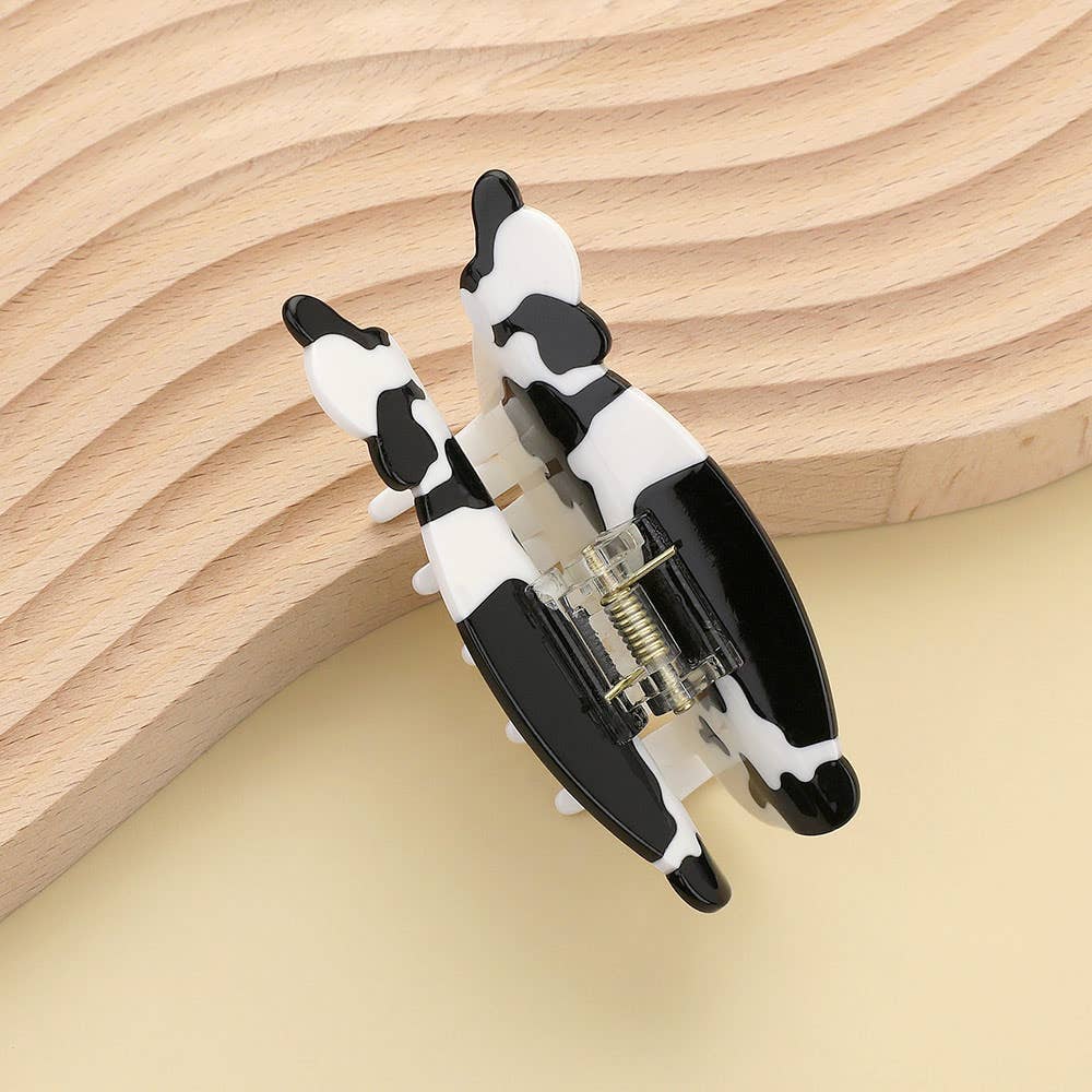 J28. Cow Hair Claw Clip