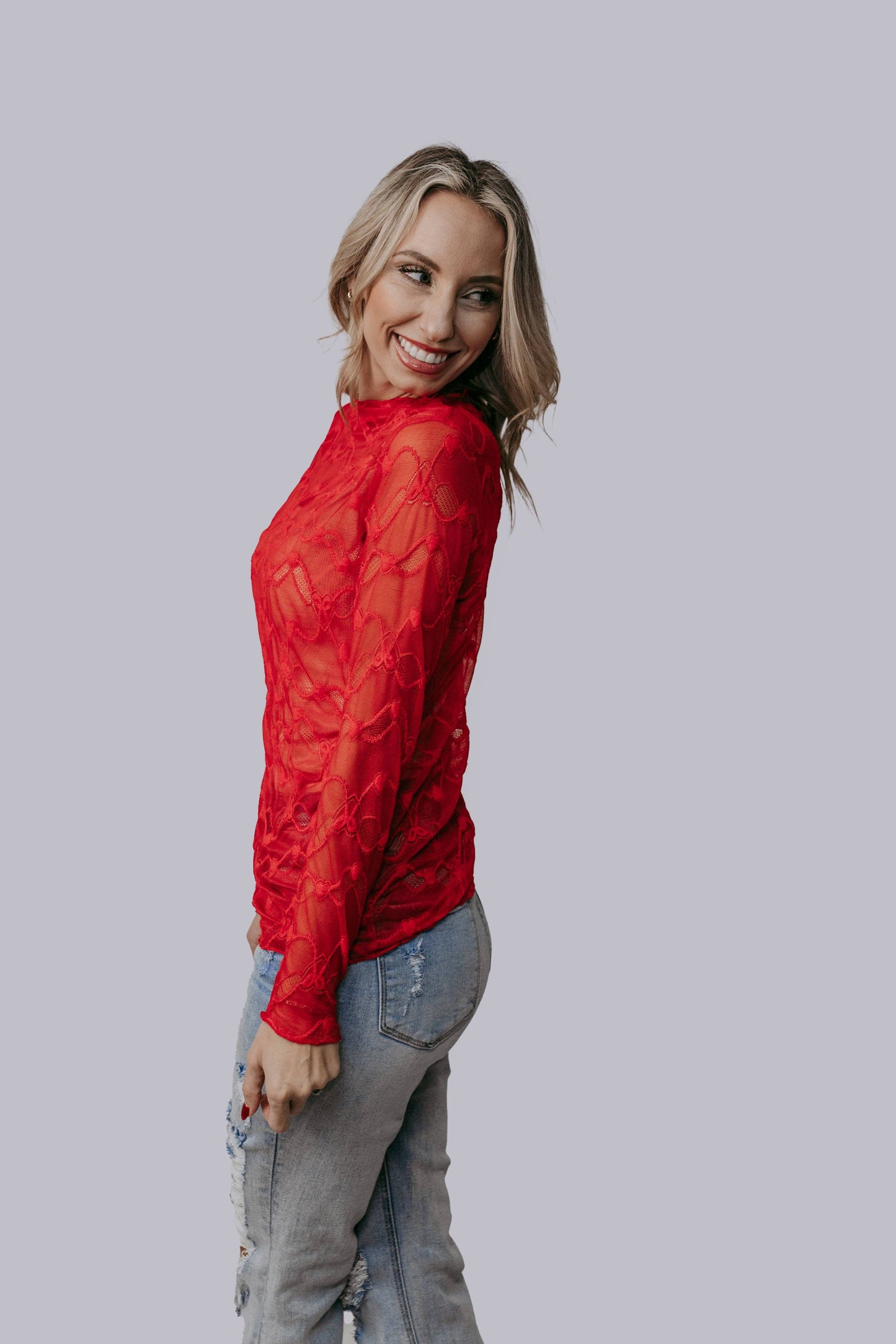 TZ69 Madly in Love Lace Top