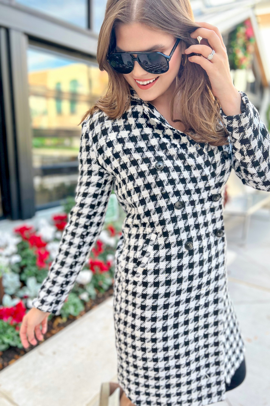 Fifth Avenue Herringbone Coat