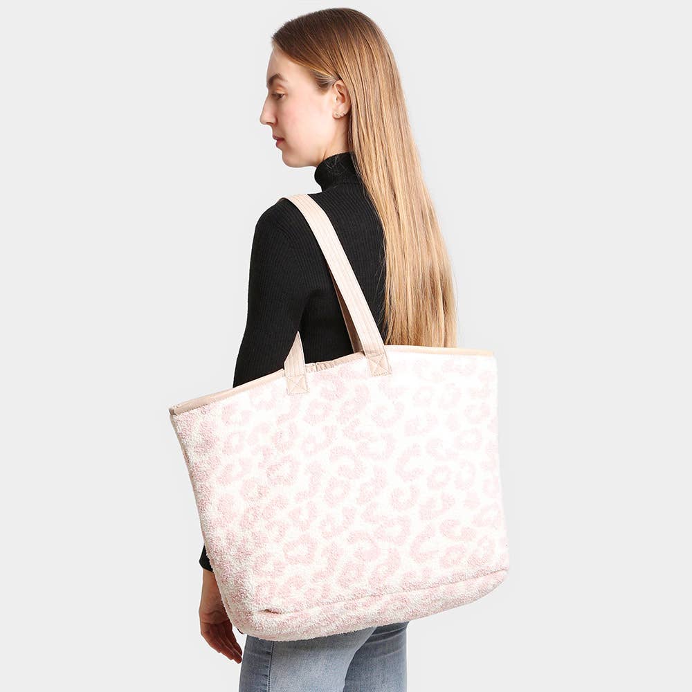Leopard Tote Bag
: Coffee
