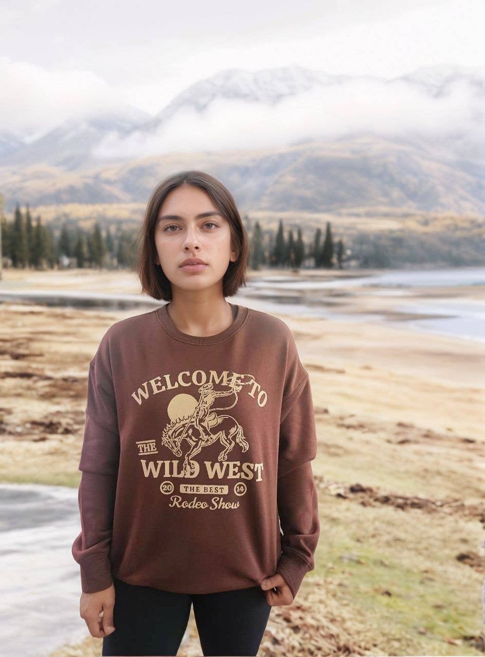 MK817 Wild West Fleece Sweatshirt