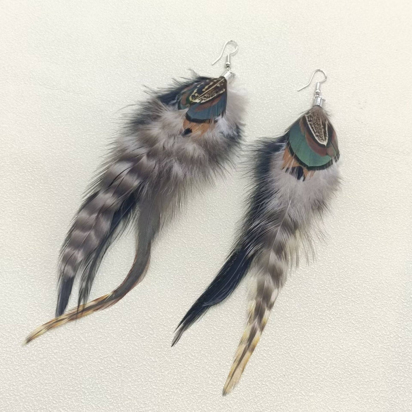 Feather Dangle Earrings MIO64022