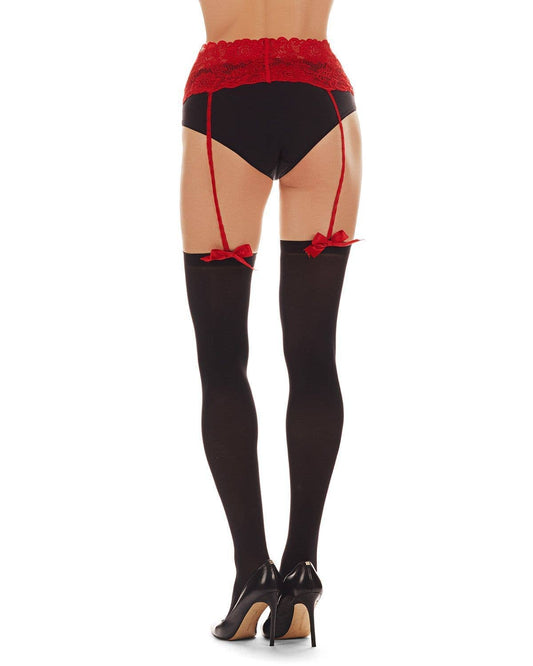No Strings Attached Suspender Pantyhose
