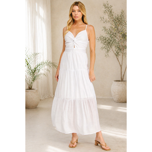 Free Flow Front Twist Beachwalk Dress