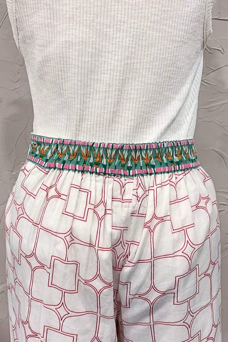 Flowy A-Line Printed Woven Women Pants