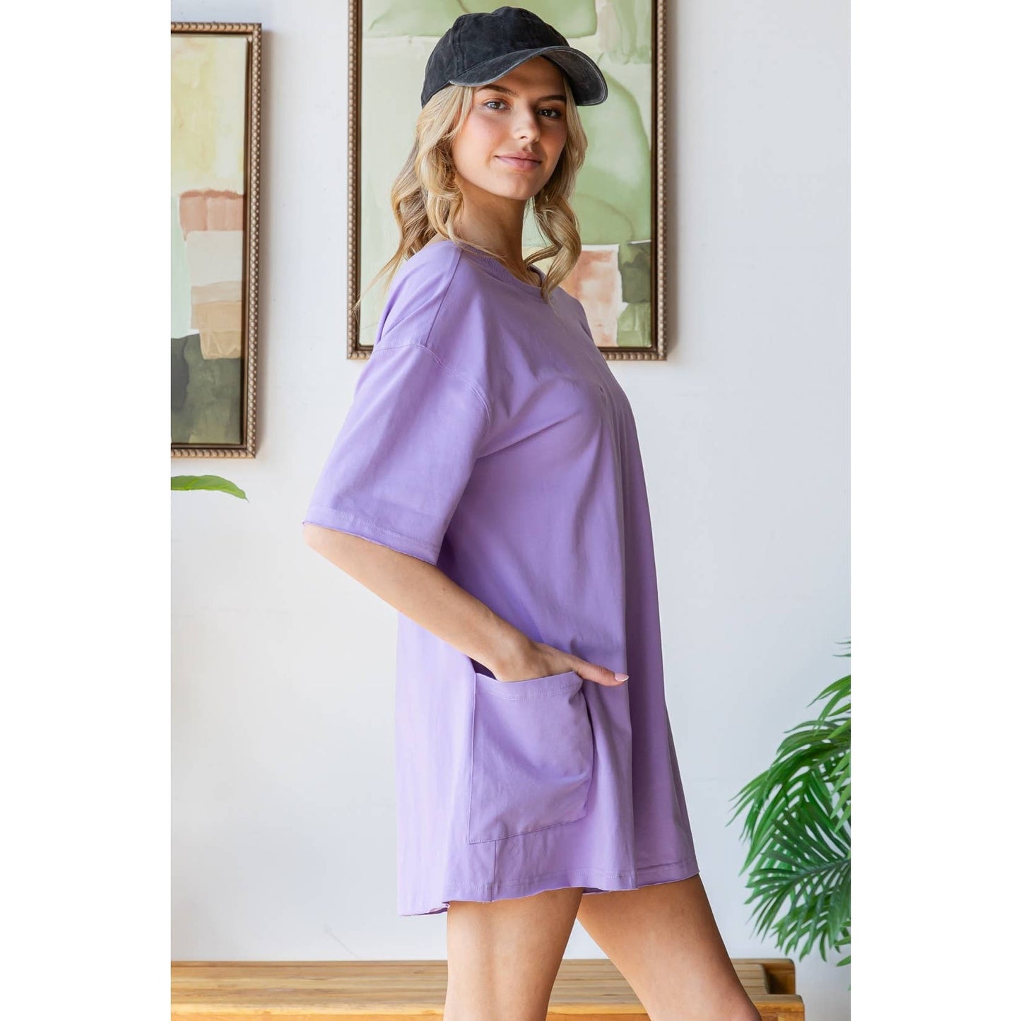 Short Sleeve Knit Open Back Romper