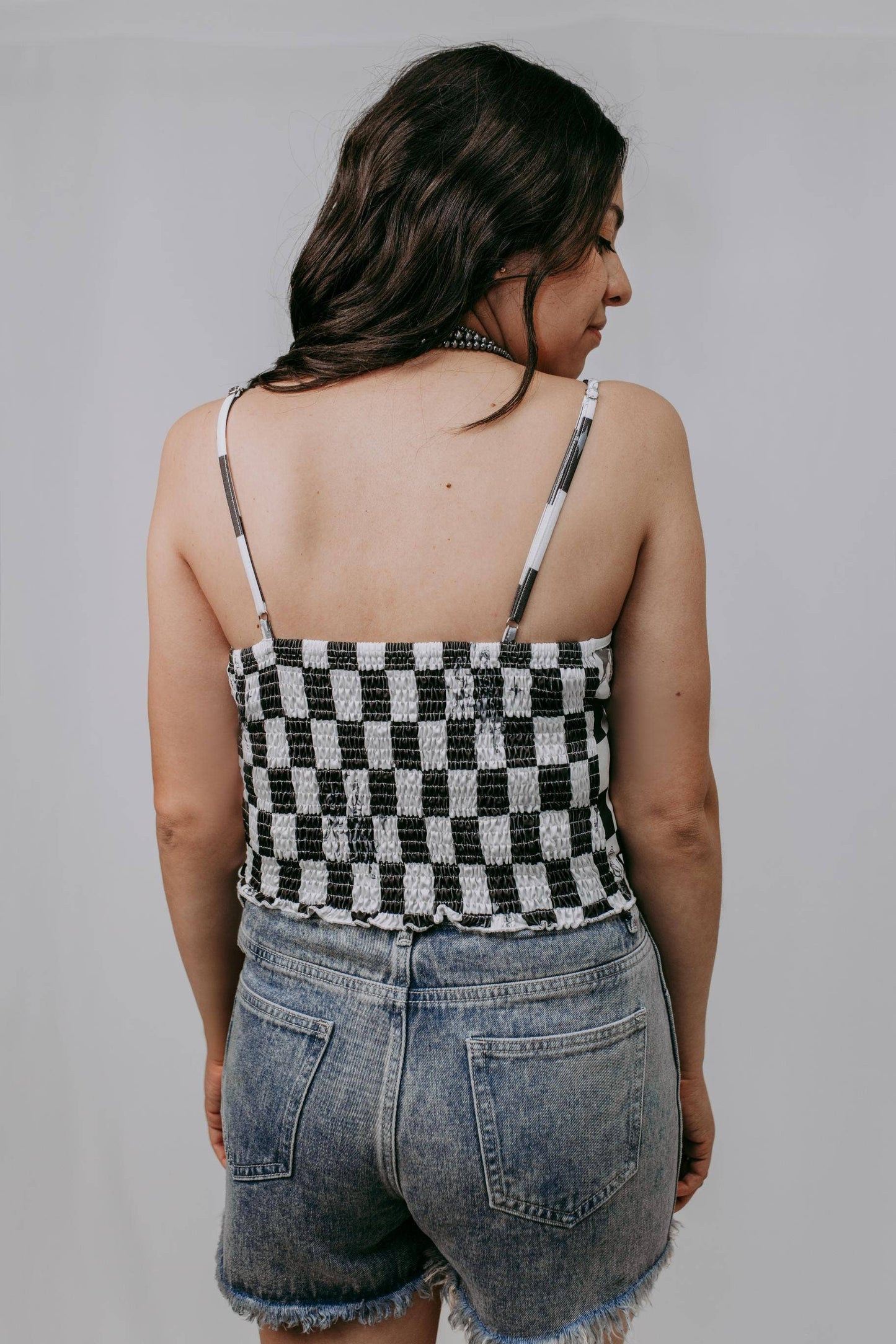 MK629 Checkered Corset