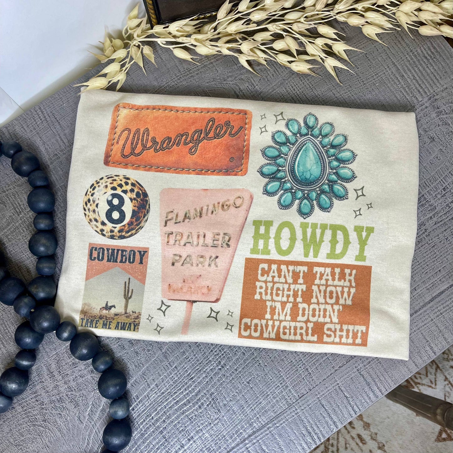 I'm Doin' Cowgirl Shit (Gildan Sublimation T-Shirt)