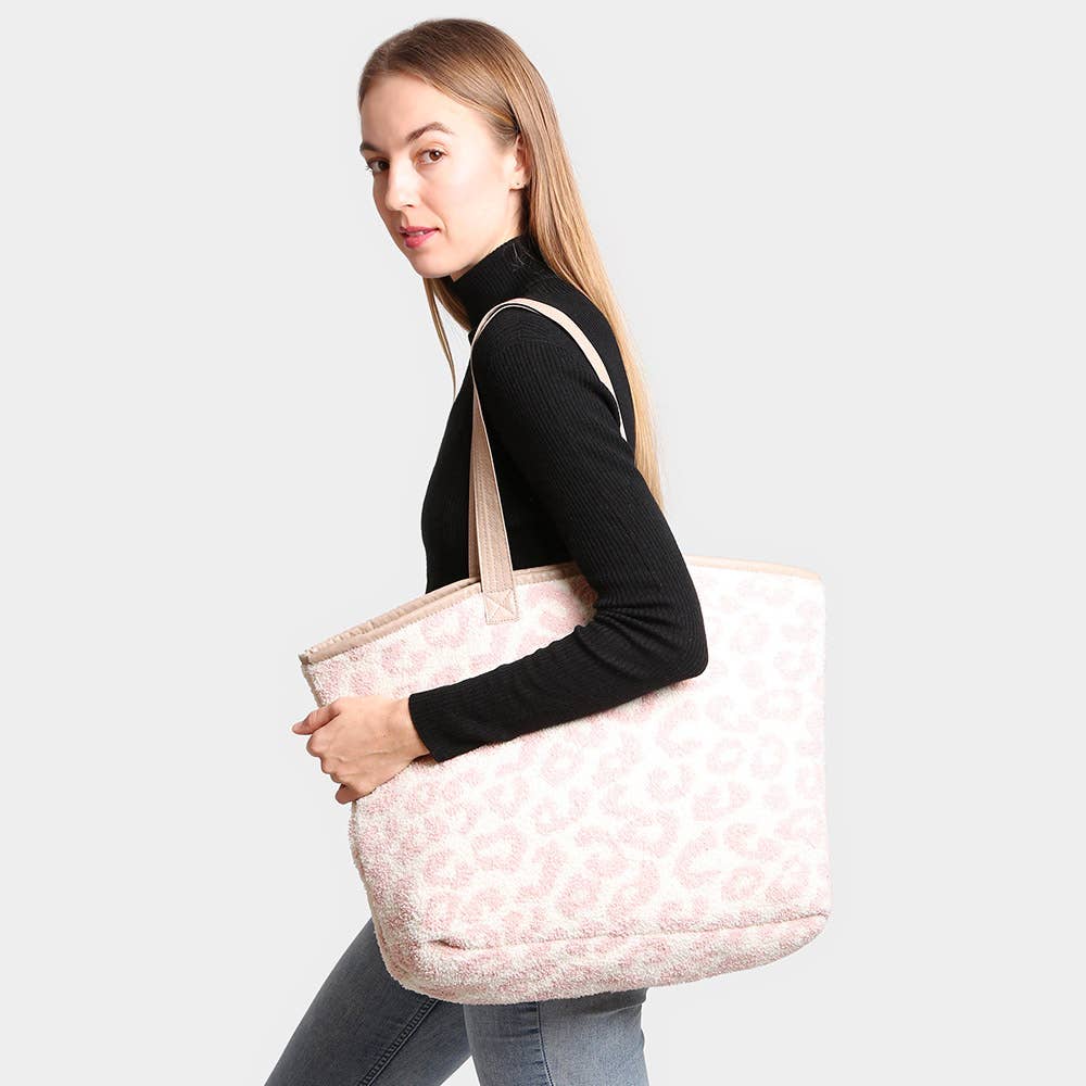 Leopard Tote Bag
: Coffee