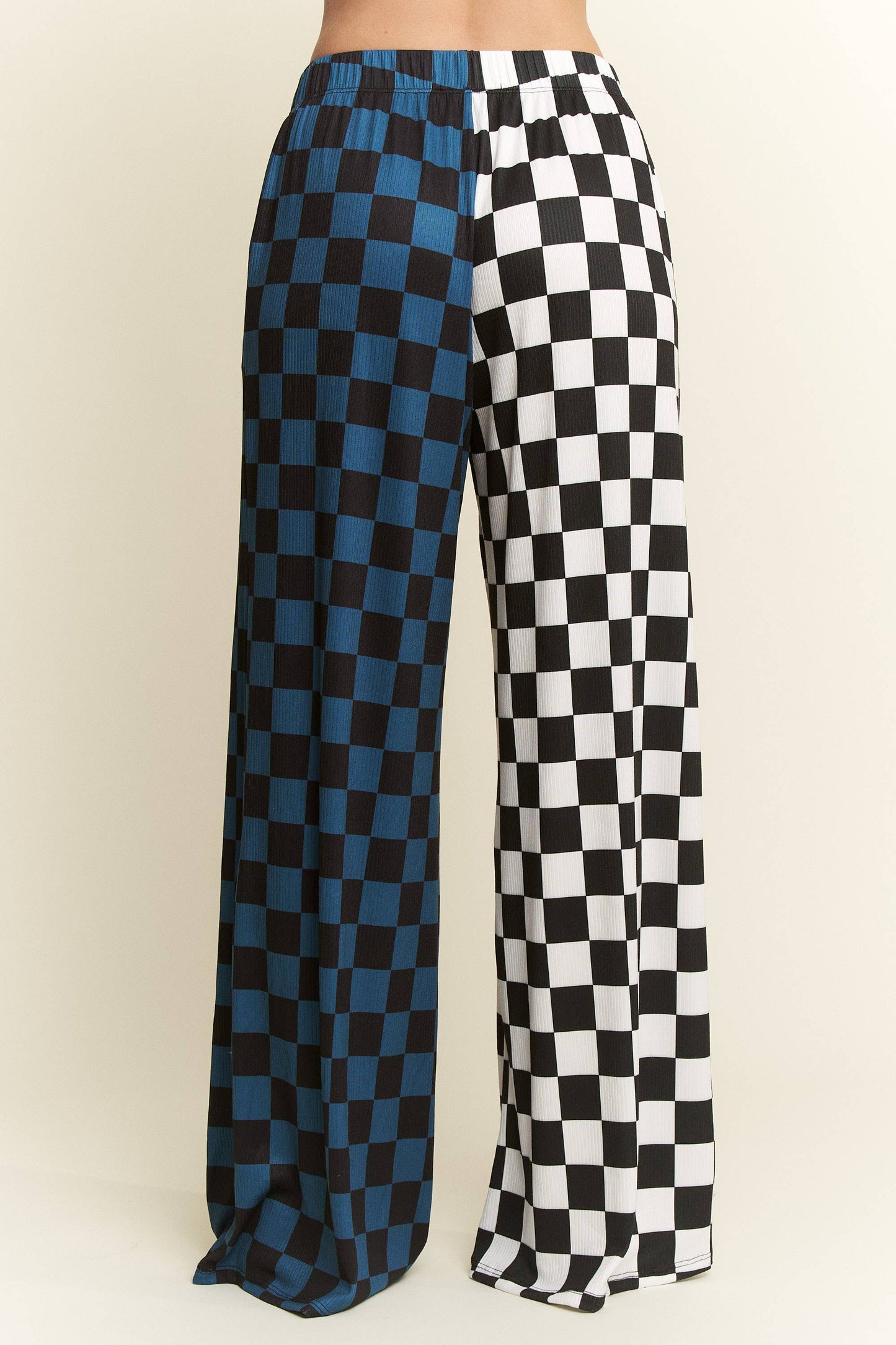 SPLIT DECISION CHECKERED PANTS: Brown/Black / XL