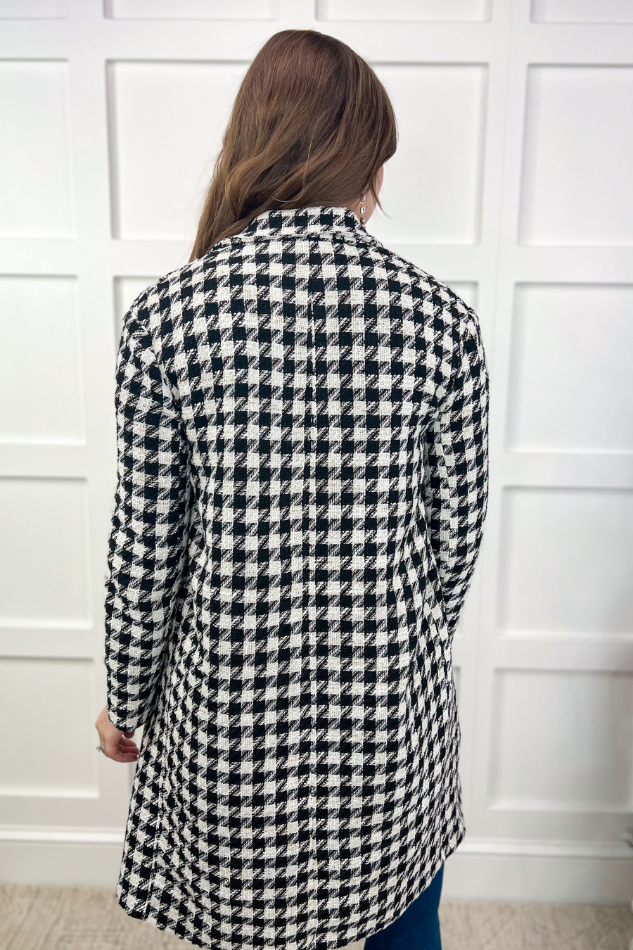 Fifth Avenue Herringbone Coat
