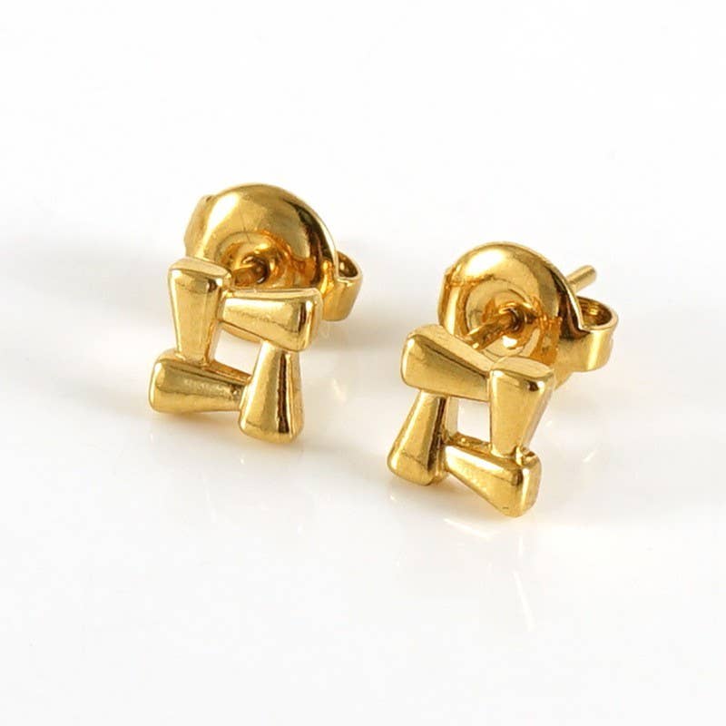 18K Stainless Steel Tarnish Free Waterproof Studs | 40E424