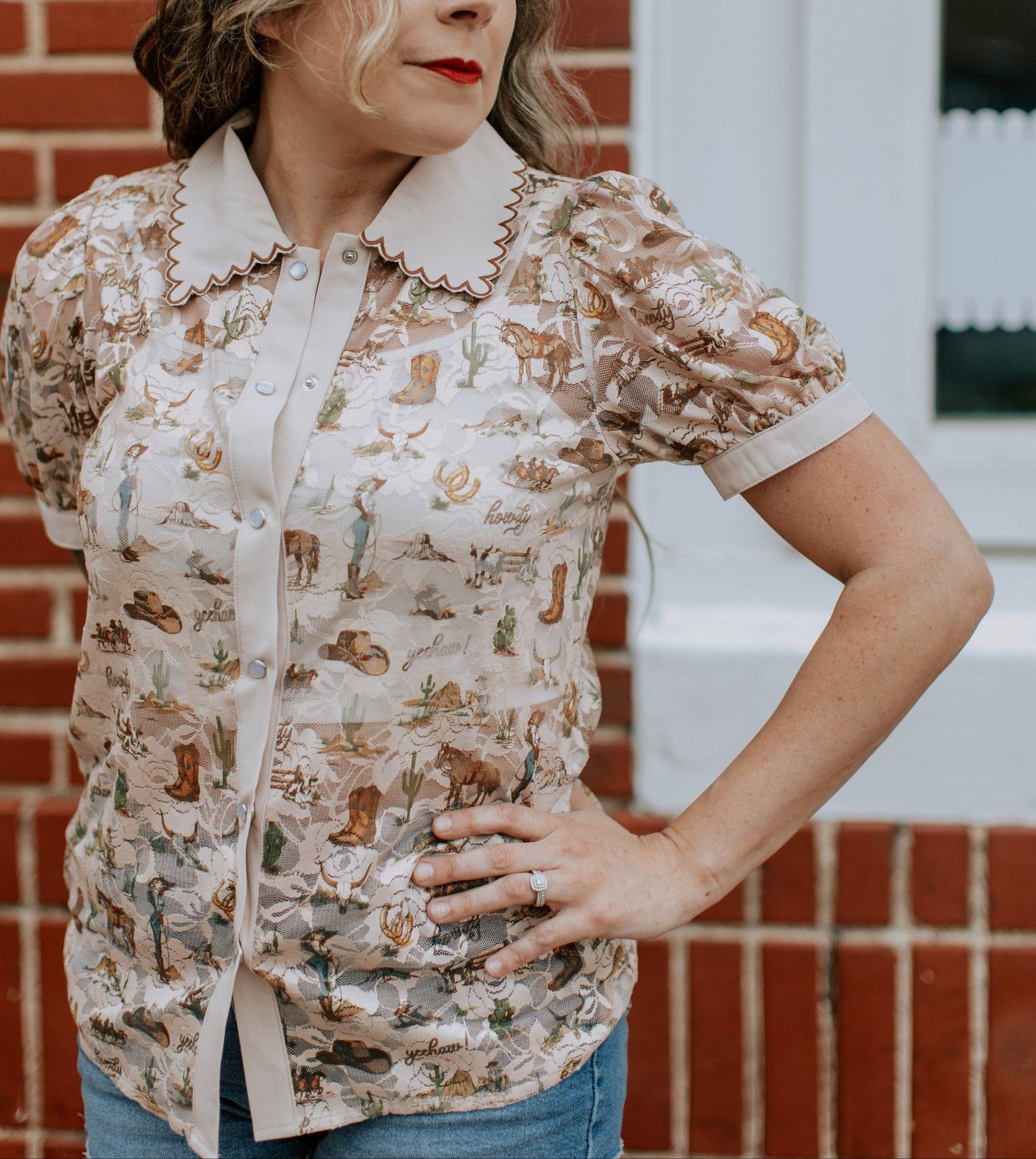 MK741 Desert Darlin' Button Up shirt