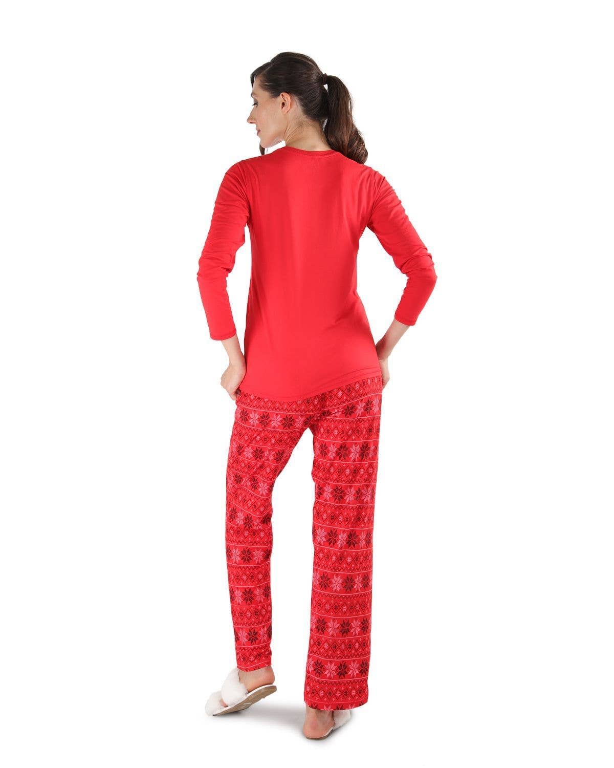 Memoi Snowflake Love Pajama Set