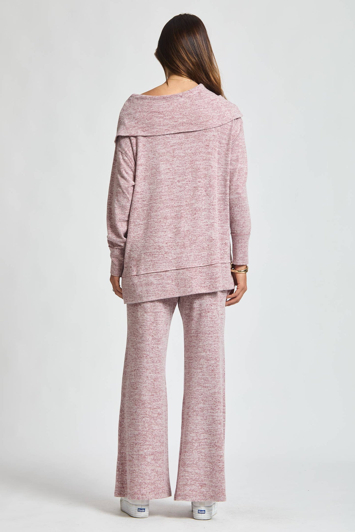 Travel Ready Cashmere Set: Pearl Grey / L