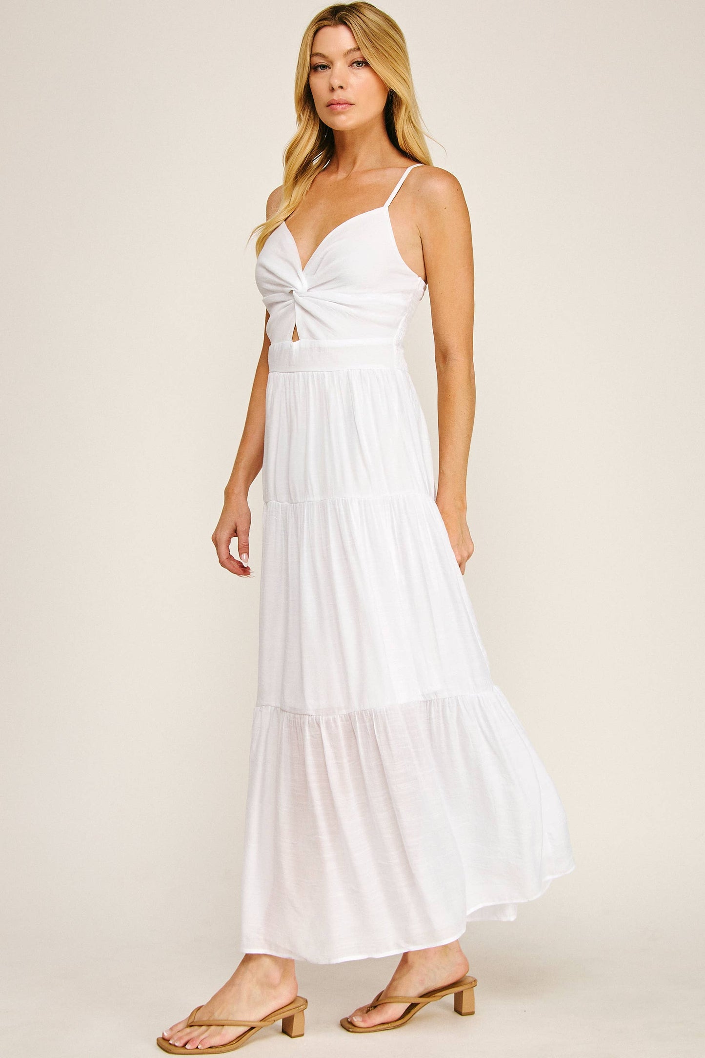 Free Flow Front Twist Beachwalk Dress