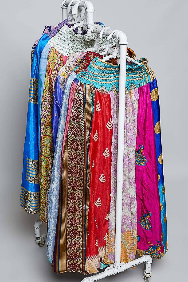 1B. One-of-a-Kind POL Smocked Waist Printed Wide Leg Pants