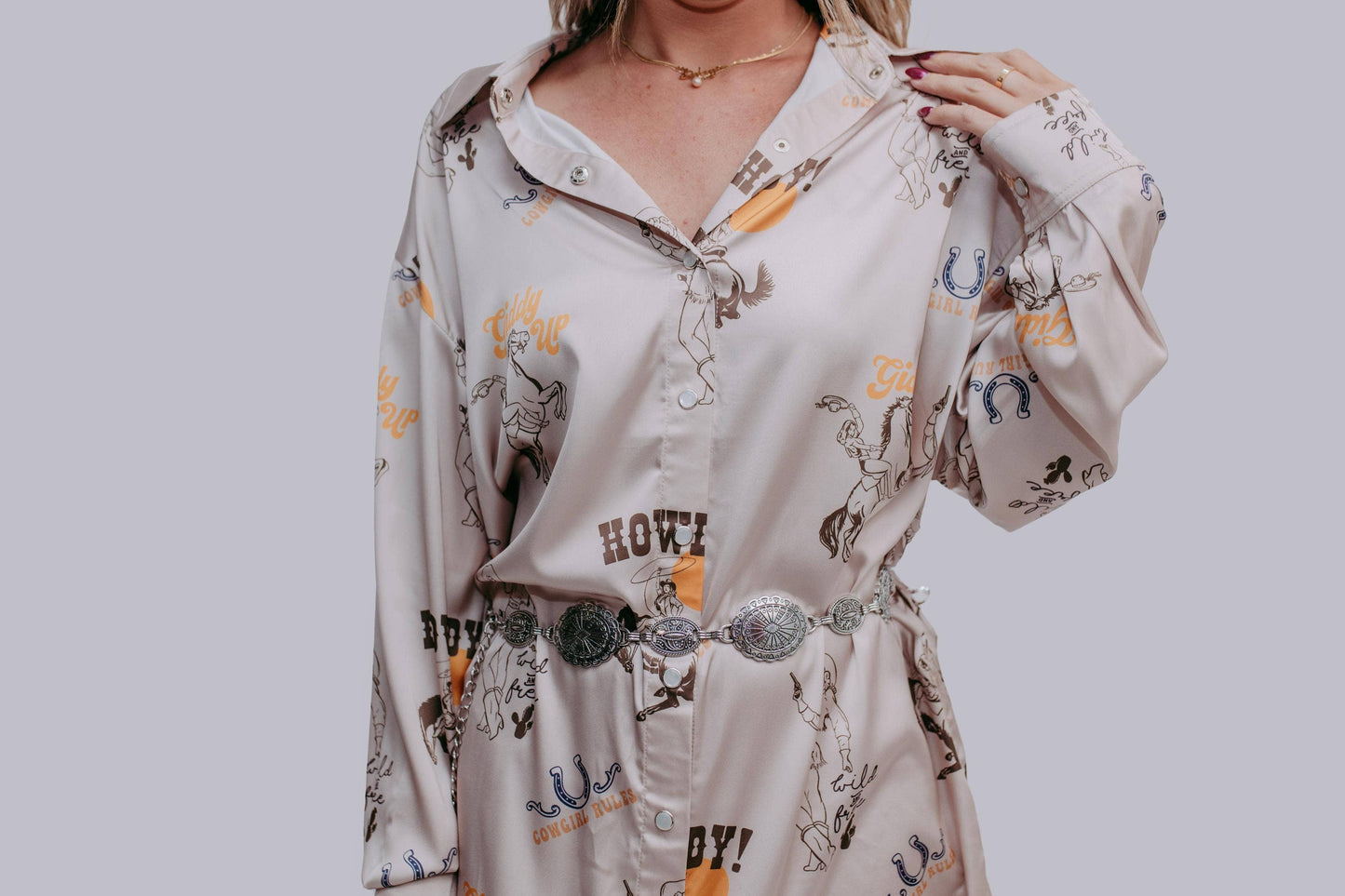 MK600 Wild & Free Shirt Dress