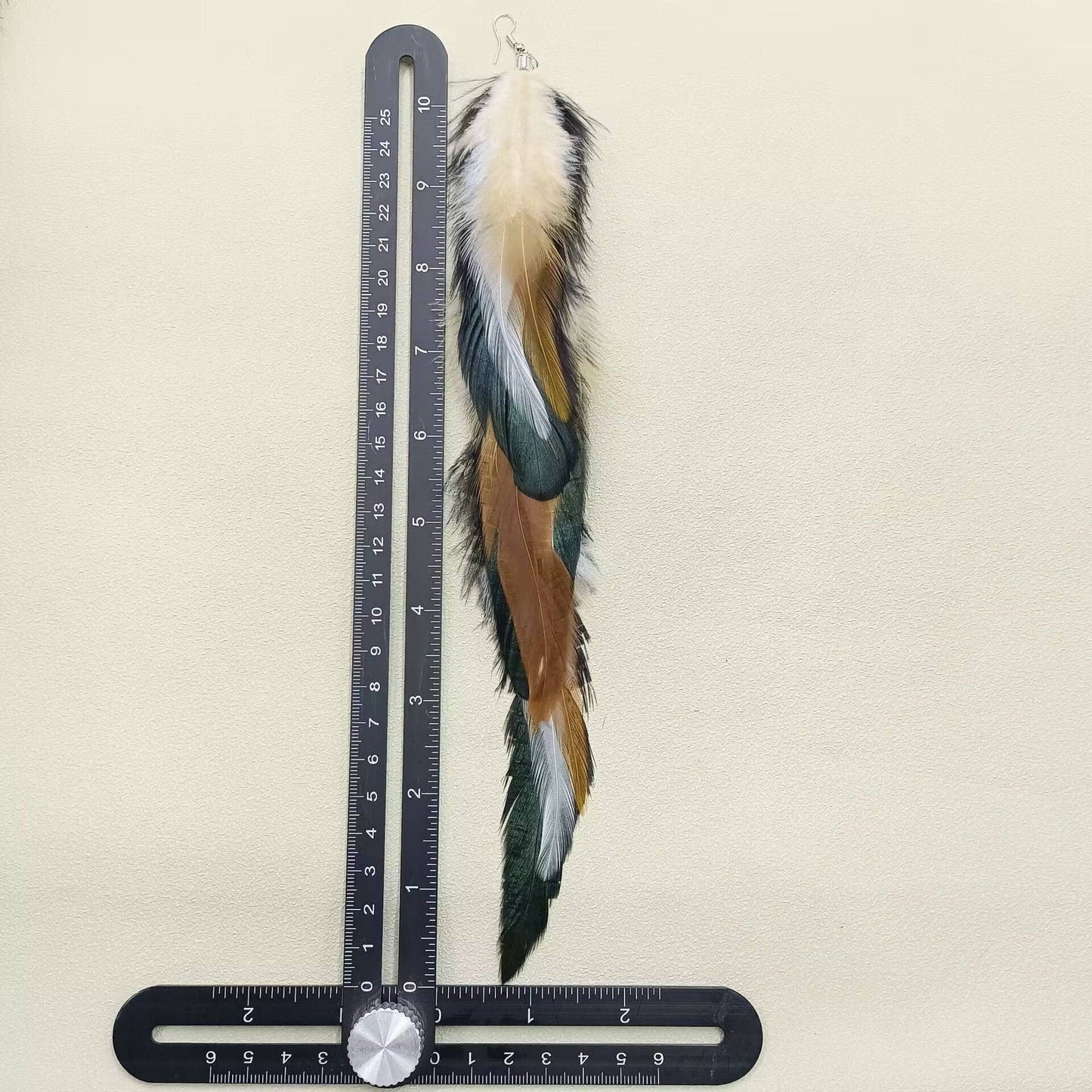 Longer Feather Dangle Earrings