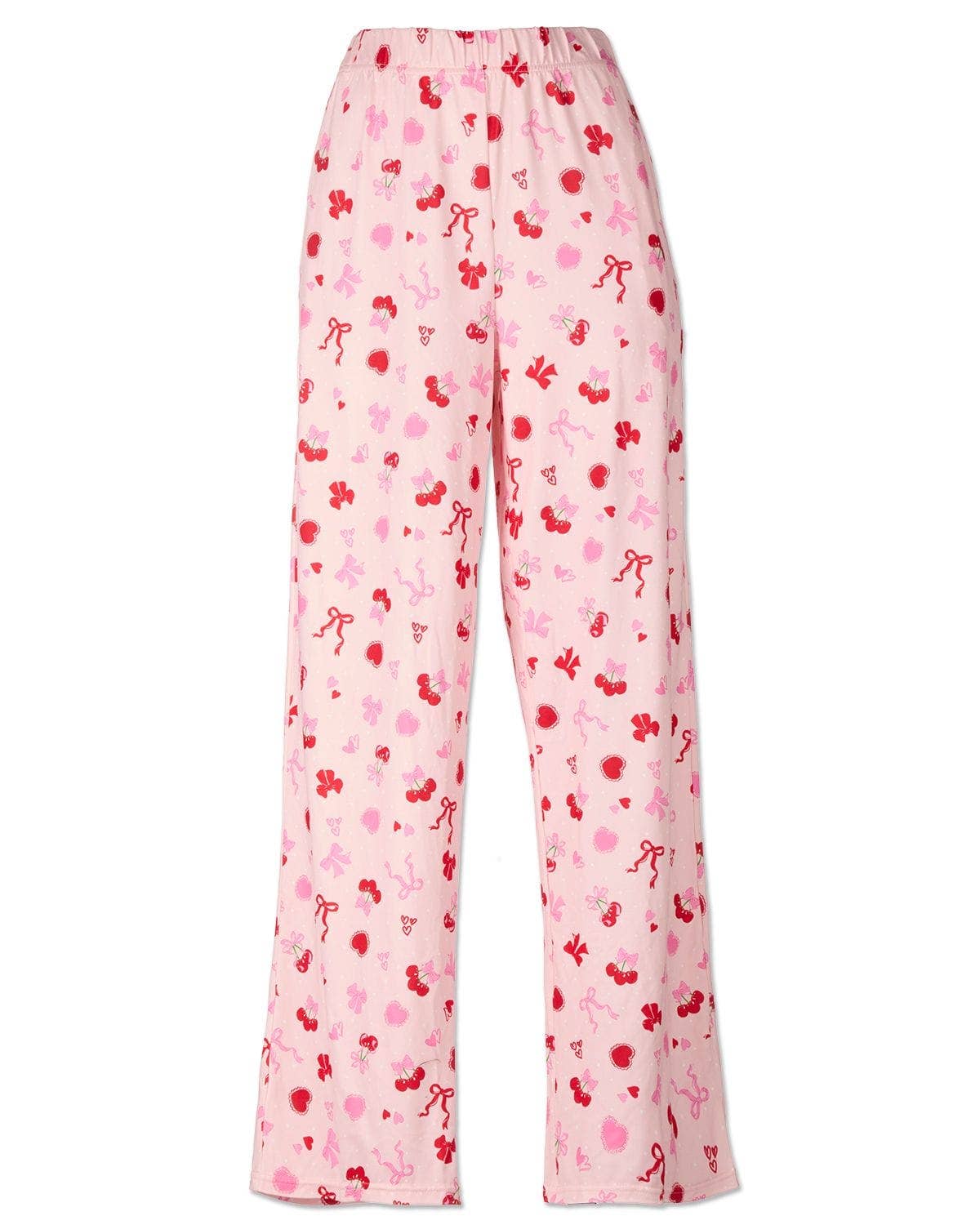 Cherry & Bows Women`s PJ Pant In Bag: Pink / L